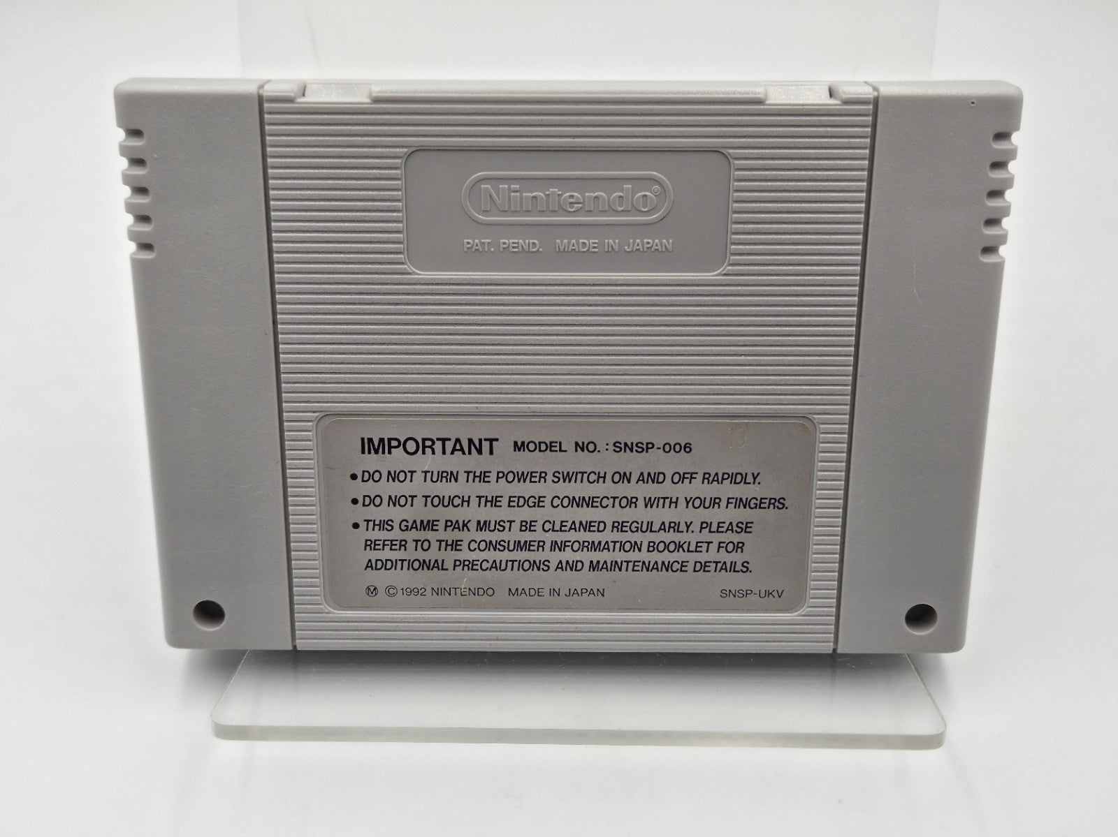 SNES Super Nintendo Spiel Chuck Rock Modul UKV