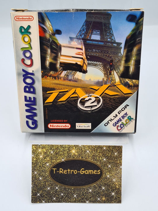 Nintendo Game Boy Color Spiel Taxi 2 mit OVP und Anleitung FRA - T-Retro-Games 