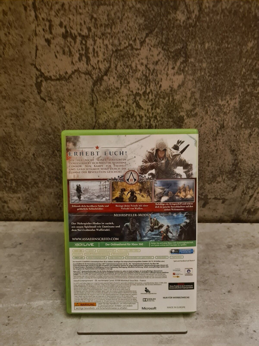 XBOX360 Assasin's Creed III Join or Die Limited Edition OVP - T-Retro-Games 