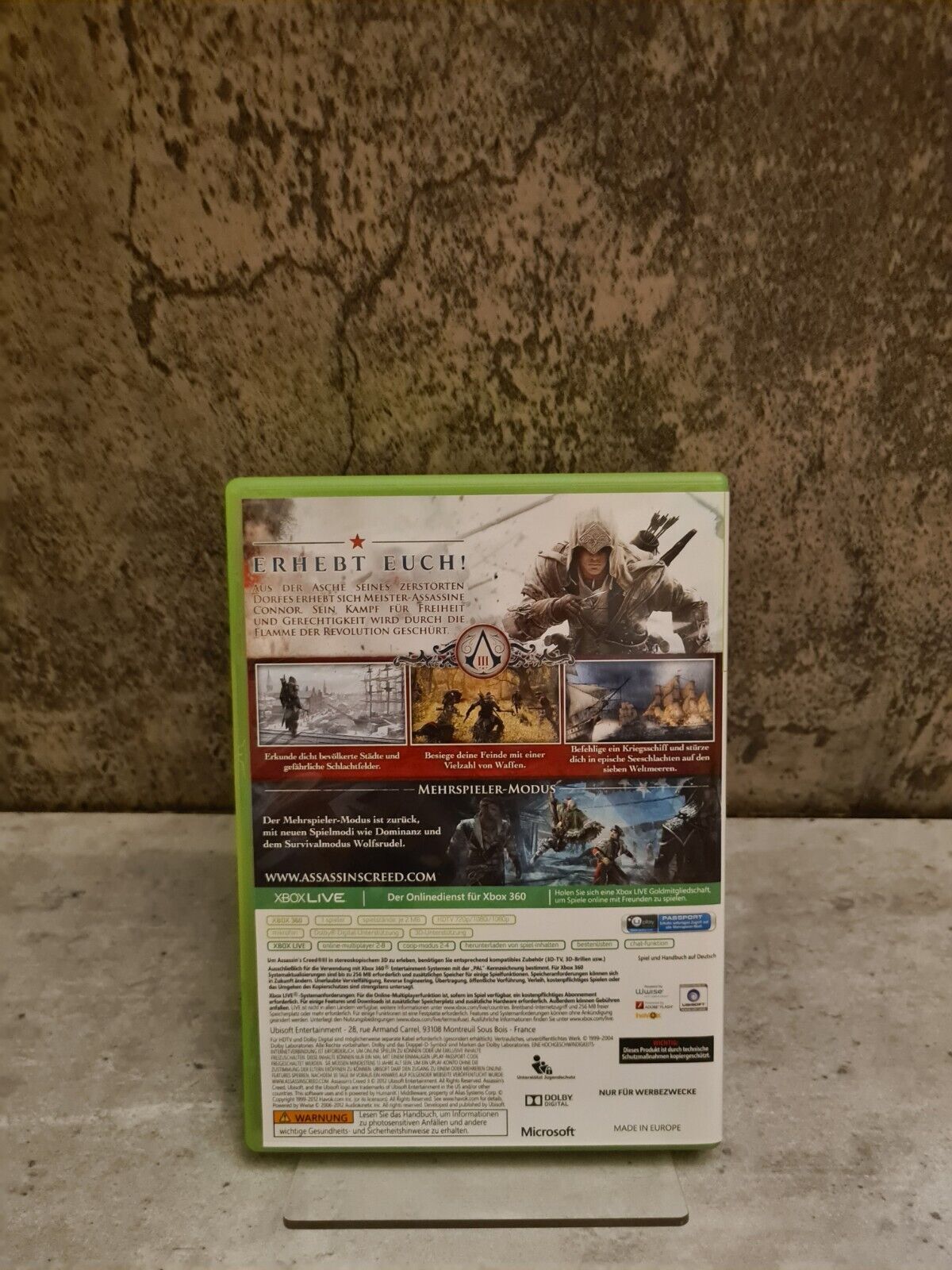 XBOX360 Assasin's Creed III Join or Die Limited Edition OVP - T-Retro-Games 
