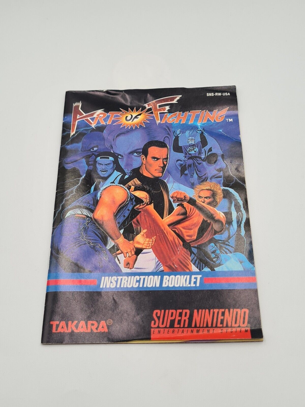 SNES Super Nintendo Art of Fighting mit OVP und Anleitung NTSC-USA - T-Retro-Games 