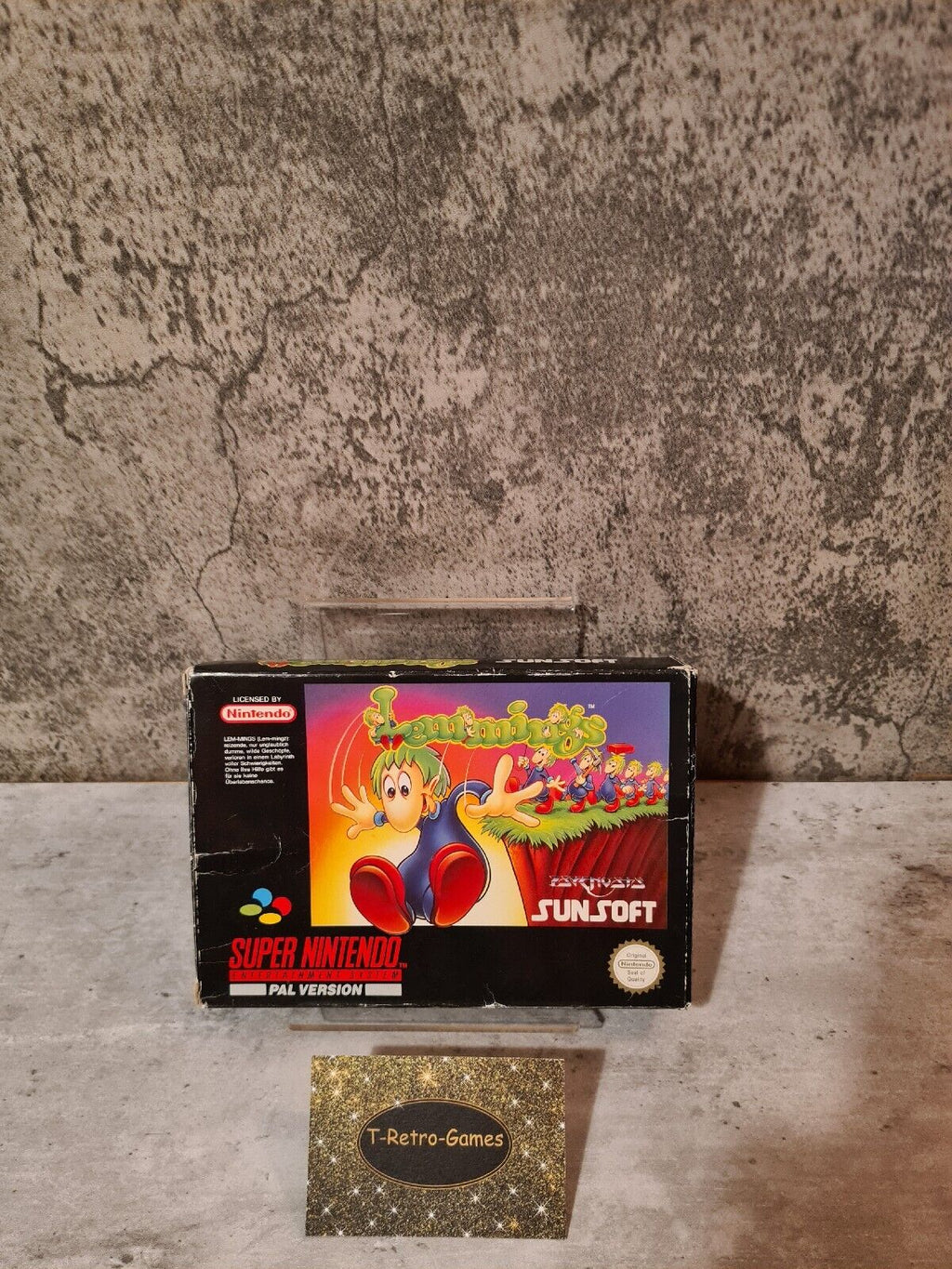 SNES Super Nintendo Lemmings mit OVP und Anleitung FRG - T-Retro-Games 