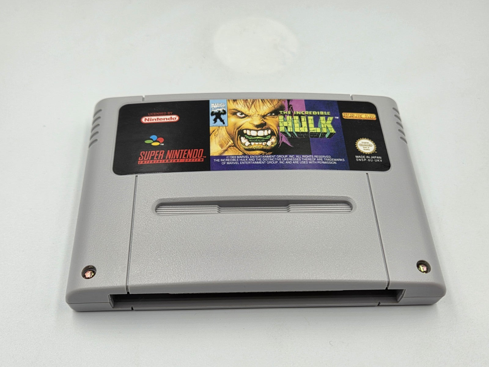SNES Super Nintendo The Incredible Hulk mit OVP und Anleitung EUR