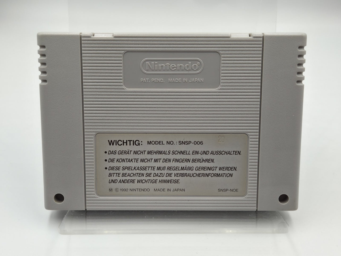 SNES Super Nintendo Chuck Rock Modul NOE