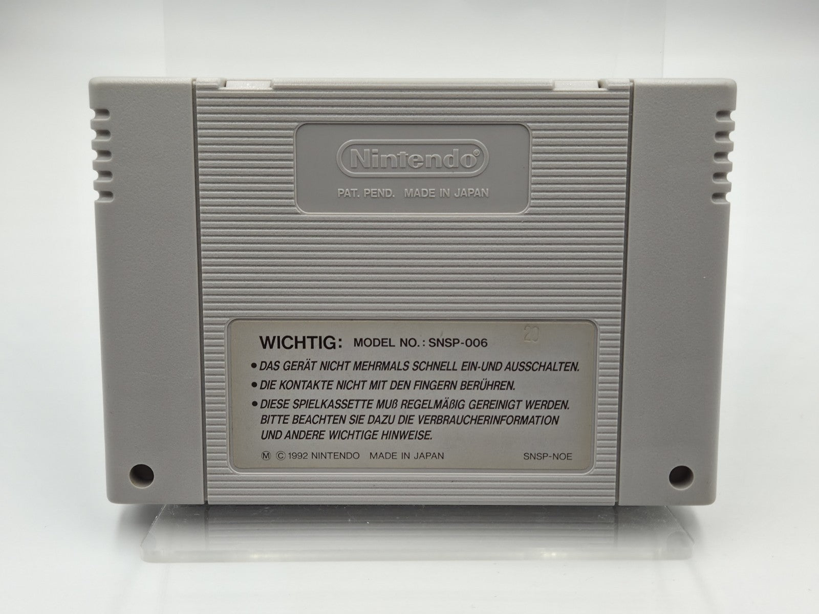 SNES Super Nintendo Chuck Rock Modul NOE
