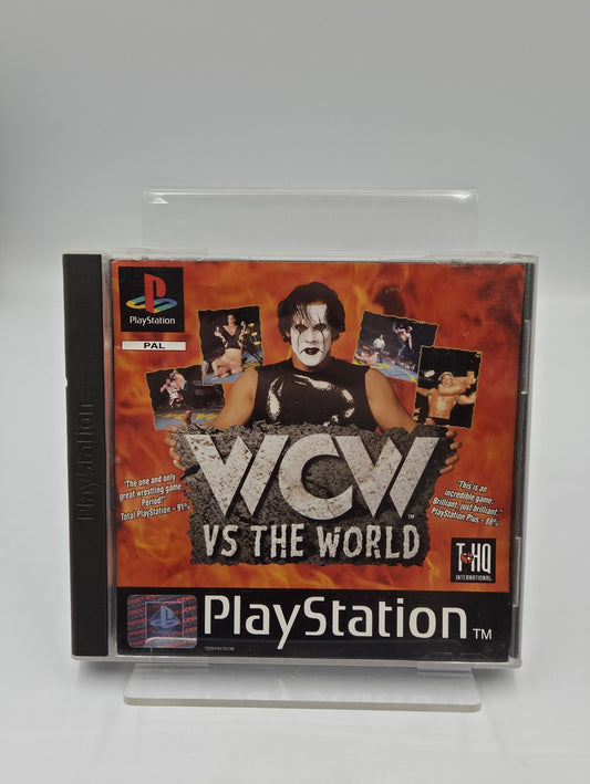 PS1 Playstation 1 WCW Vs. The World mit OVP und Anleitung Multilingual