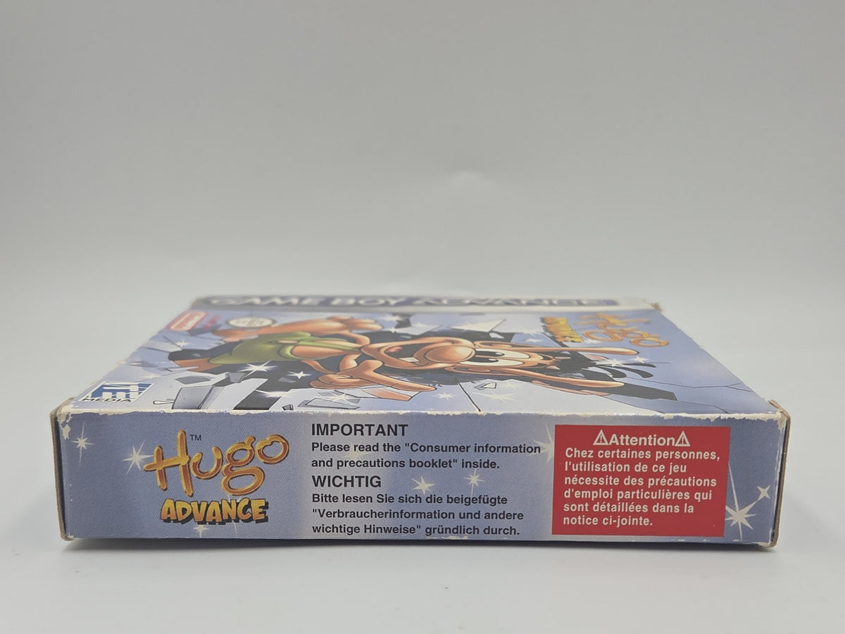 Nintendo Game Boy Advance Spiel Hugo Advance mit OVP und Anleitung EUR