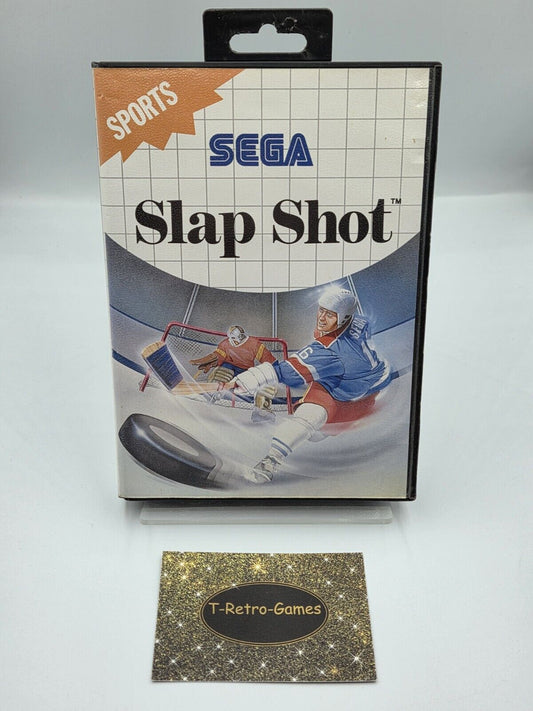 Sega Master System Slap Shot mit OVP und Anleitung Multi Language 