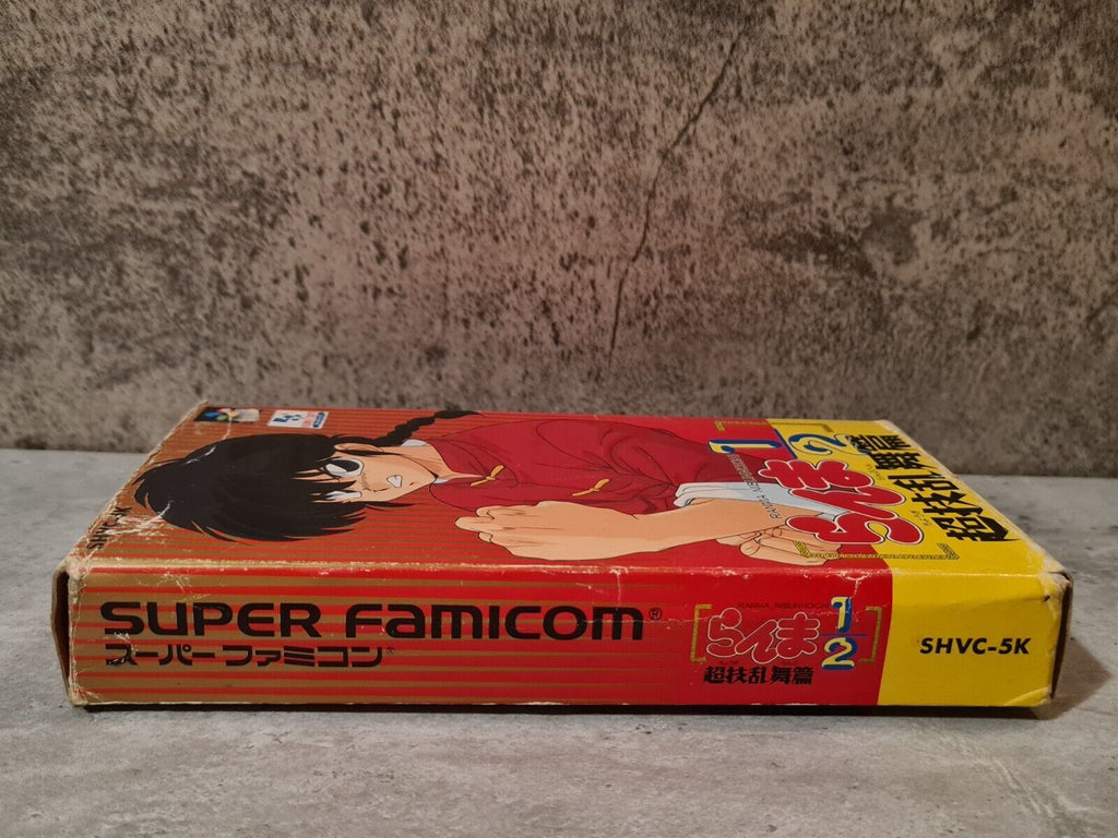 SFC Super Famicom Ranma Nibunnoichi mit OVP und Anleitung Japan - T-Retro-Games 