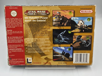 N64 Nintendo 64 Spiel Star Wars Rogue Squadron mit OVP und Anleitung NOE