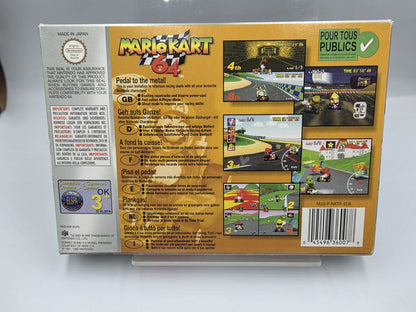 N64 Nintendo 64 Mario Kart 64 mit OVP und Anleitung EUR