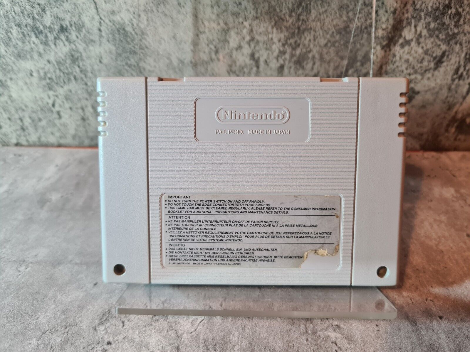 SNES Super Nintendo Donald in Maui Mallard Modul EUR - T-Retro-Games 