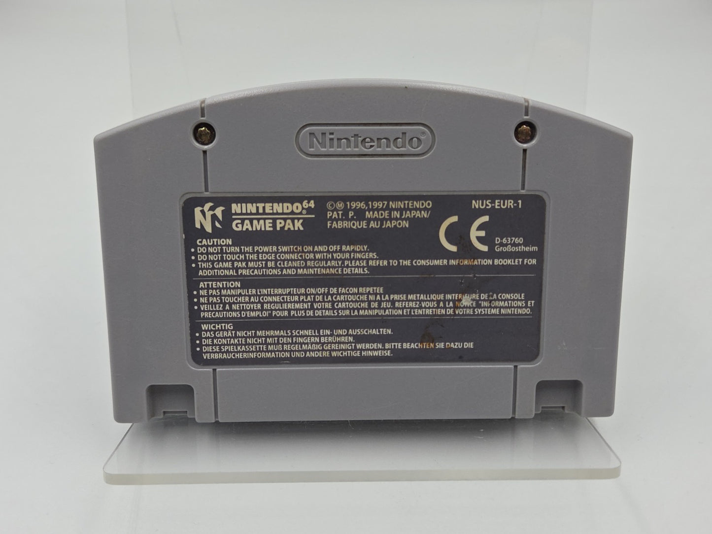 N64 Nintendo 64 Spiel Premier Manager 64 Modul UKV