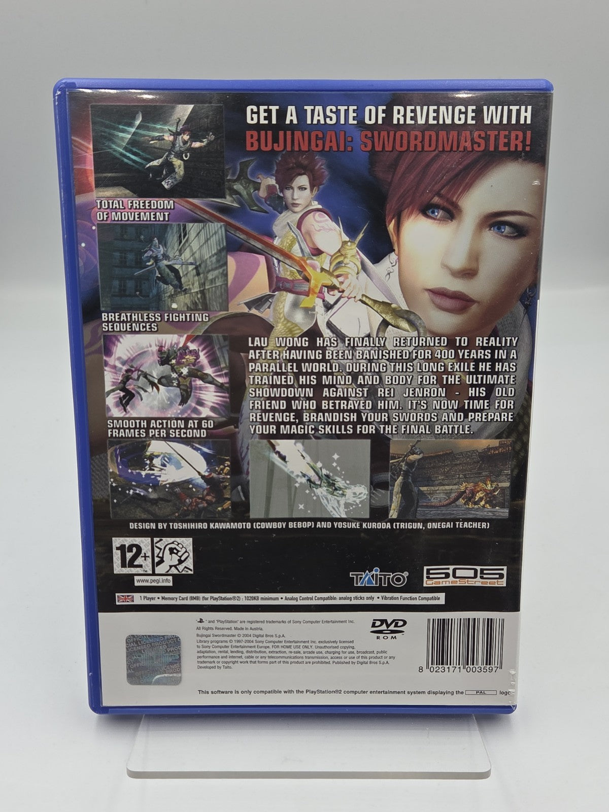 PS2 Playstation 2 Spiel Bujingai Swordmaster mit OVP und Anleitung Englisch