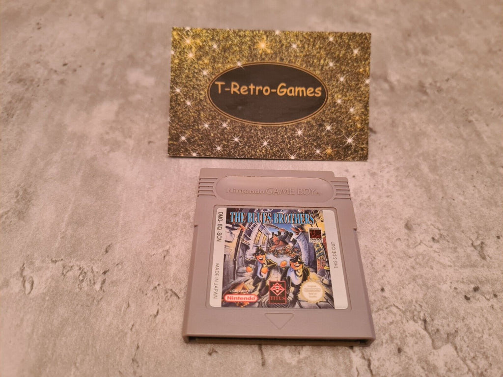 Nintendo Gameboy Classic Spiel The Blues Brothers Modul SCN - T-Retro-Games 