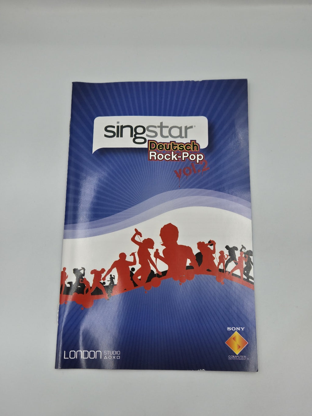 PS2 Playstation 2 Spiel Singstar Deutsch Rock-Pop mit OVP +  Anleitung