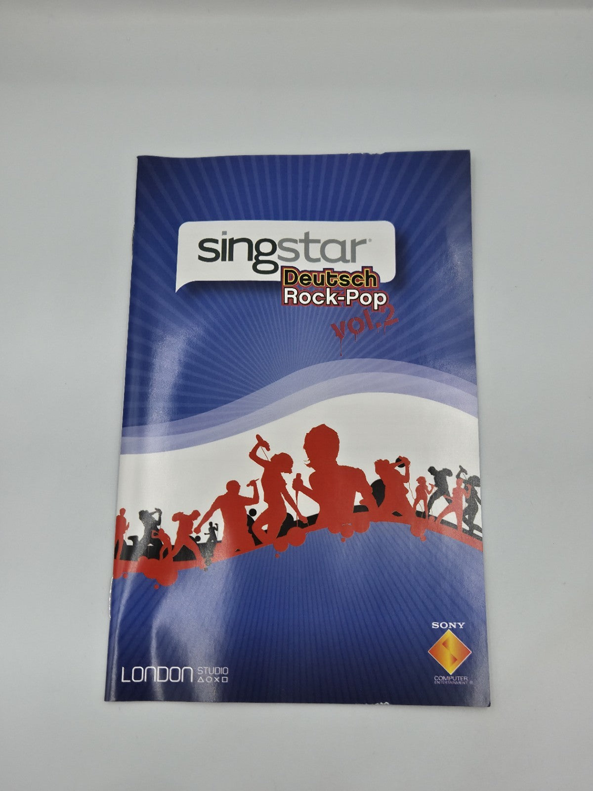 PS2 Playstation 2 Spiel Singstar Deutsch Rock-Pop mit OVP +  Anleitung