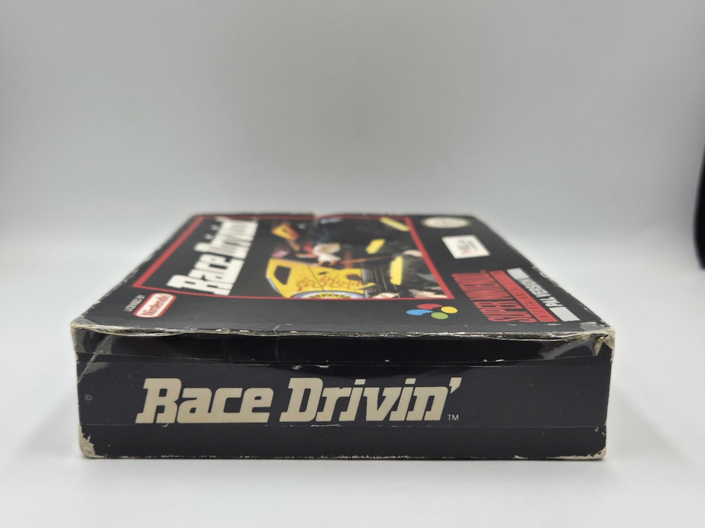 SNES Super Nintendo Spiel Race Drivin' mit OVP und Anleitung NOE