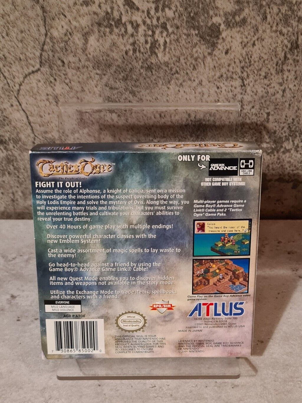 Game Boy Advance Tactics Ogre The Knight of Lodis mit OVP und Anleitung USA - T-Retro-Games 