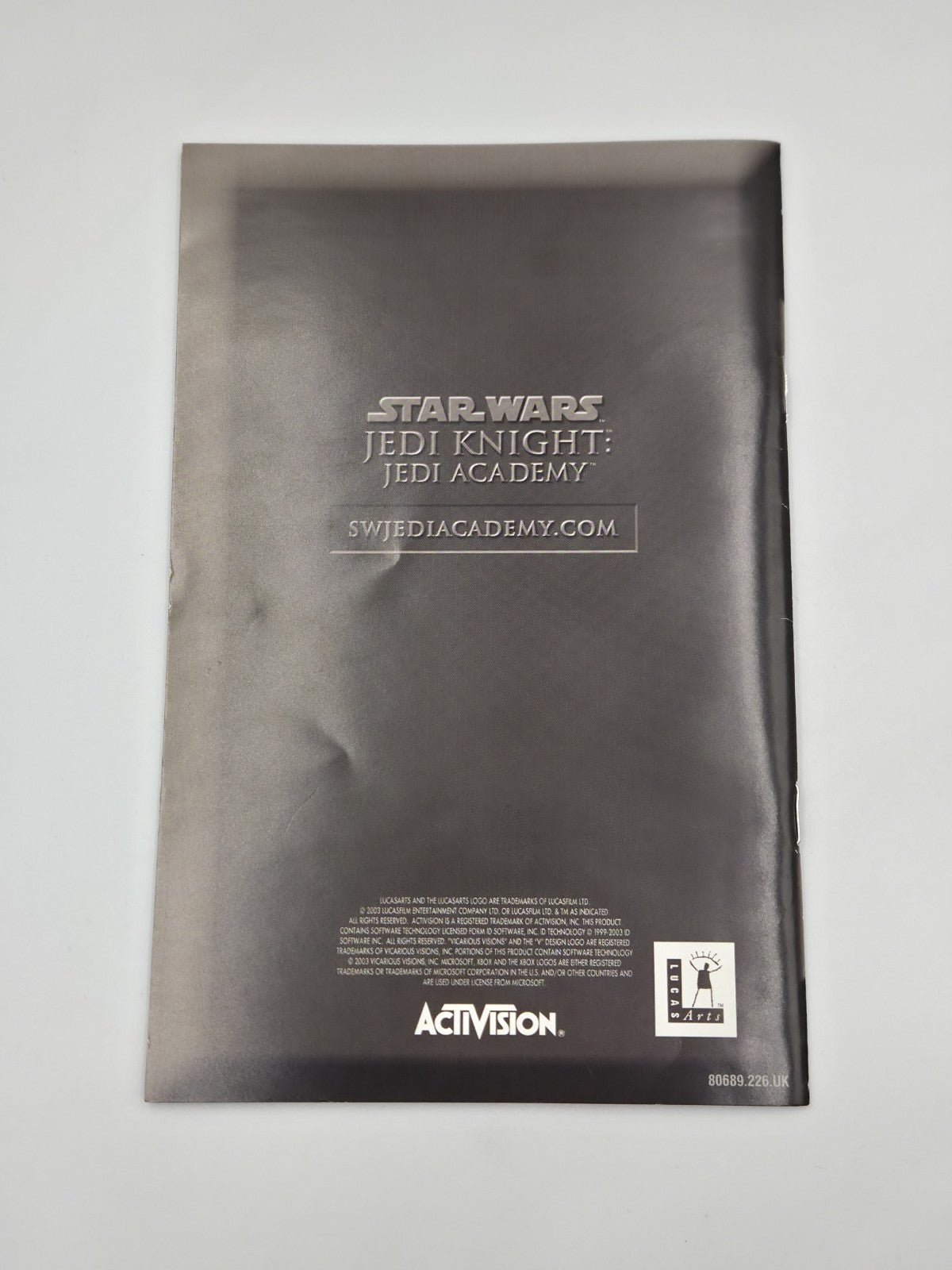 XBOX Spiel Star Wars Jedi Knight Jedi Academy mit OVP und Anleitung Englisch