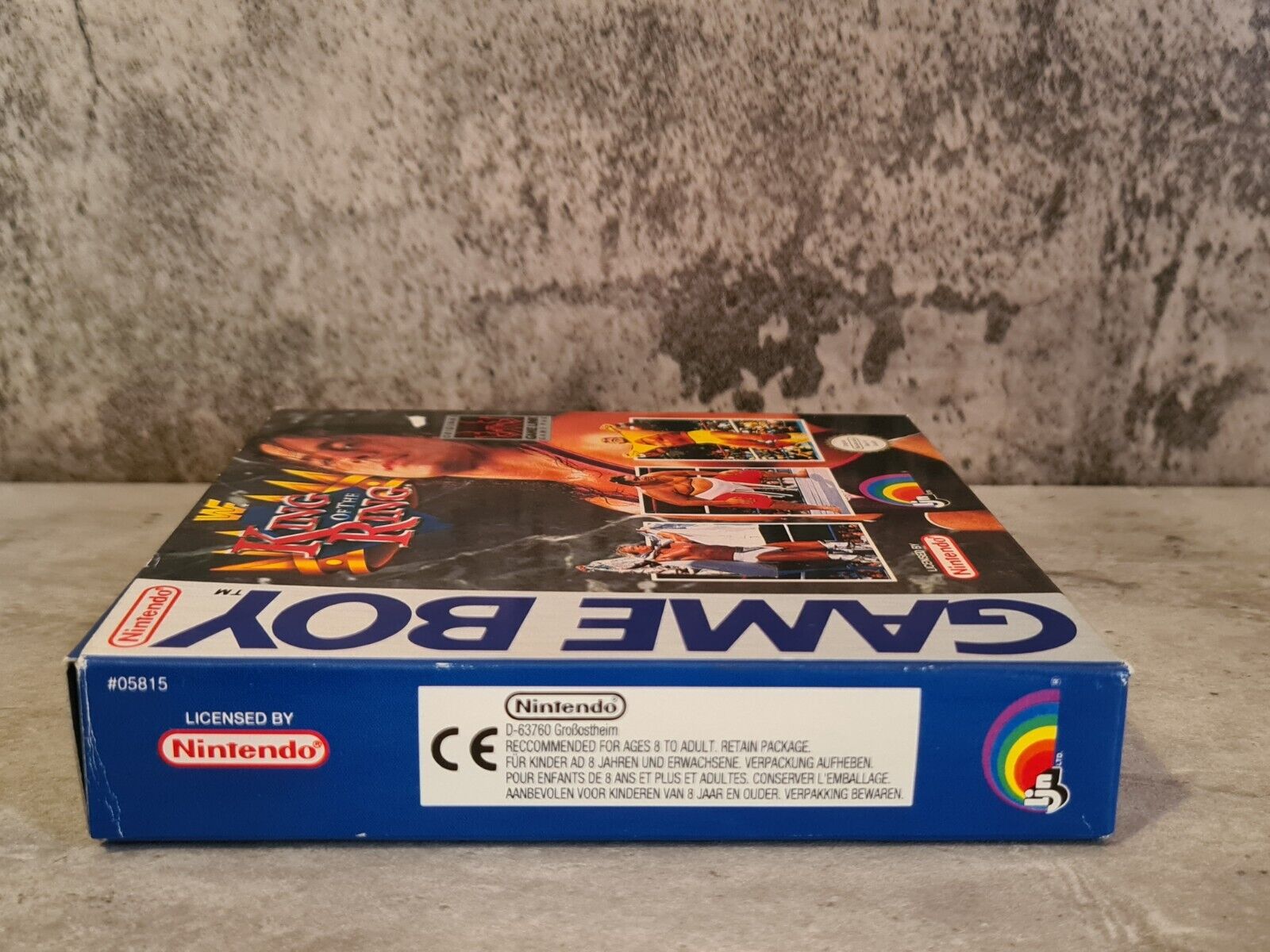 Nintendo Game Boy Classic WWF King of the Ring mit OVP und Anleitung NOE - T-Retro-Games 