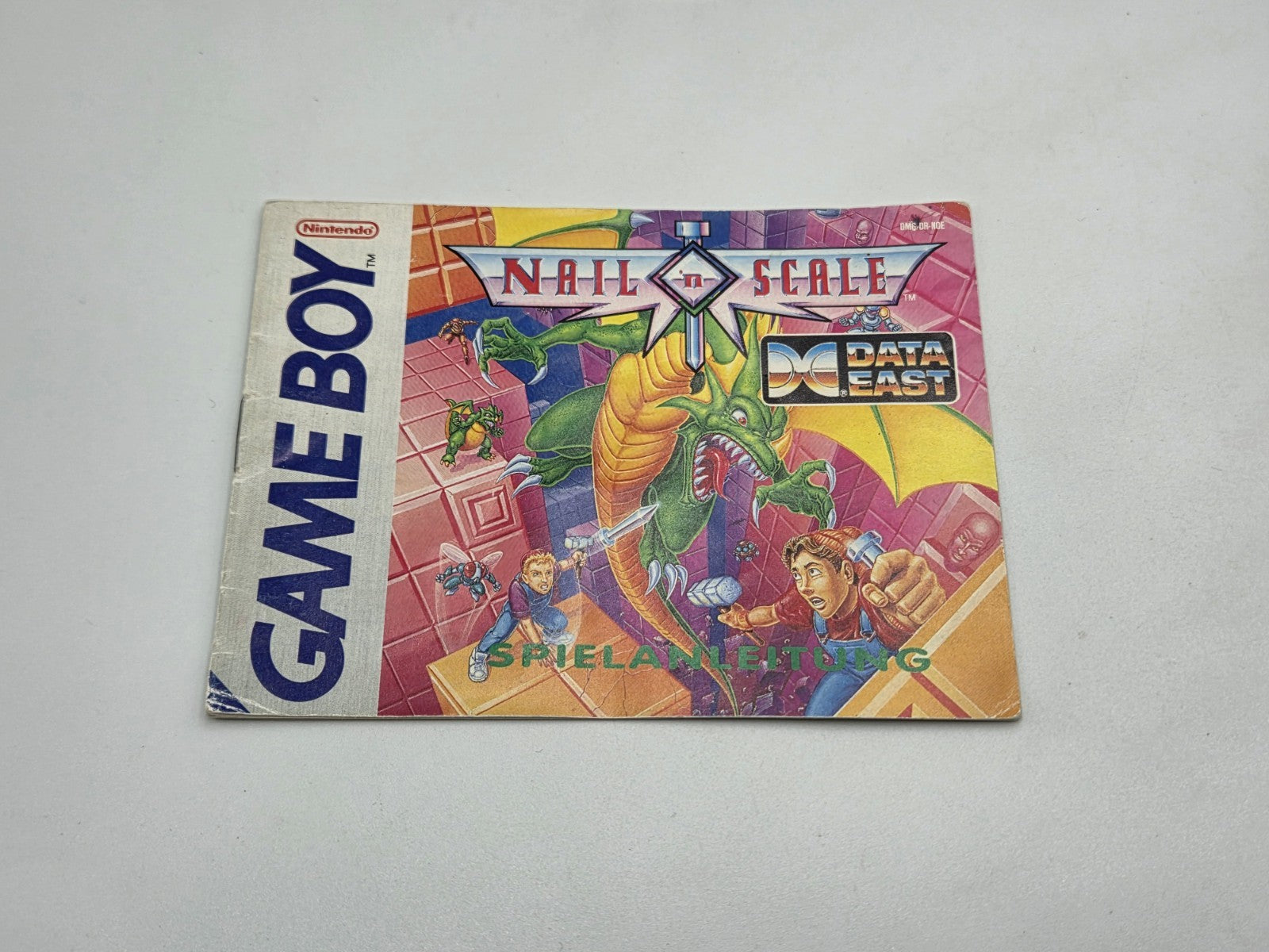 Nintendo Game Boy Classic Nail'N Scale Spielanleitung Instruction Booklet NOE