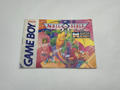 Nintendo Game Boy Classic Nail'N Scale Spielanleitung Instruction Booklet NOE