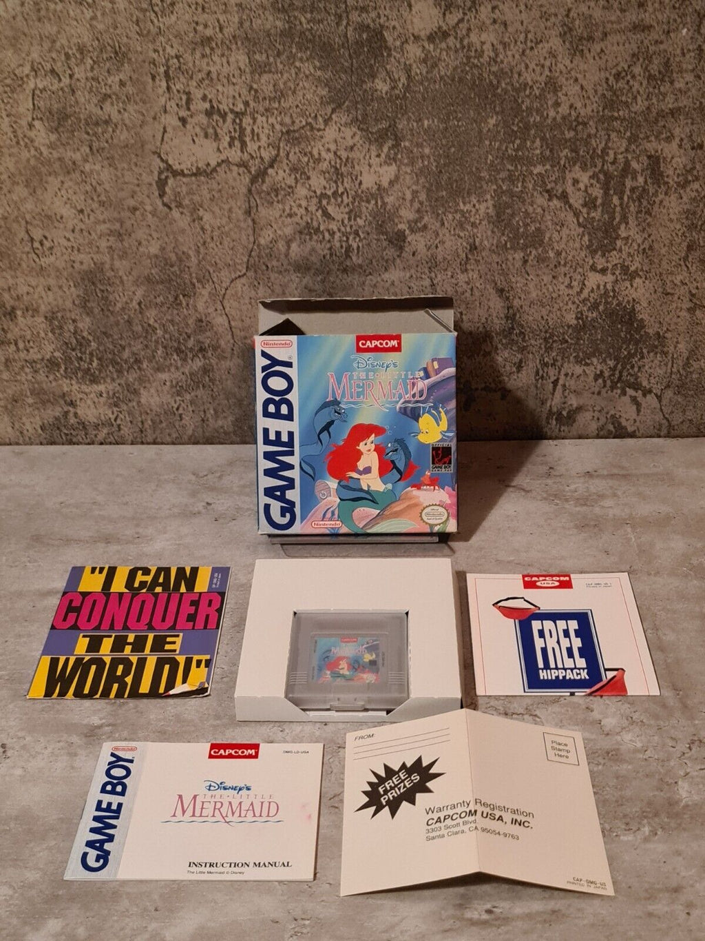 Nintendo Game Boy Classic Disney's The Little Mermaid mit OVP und Anleitung USA - T-Retro-Games 