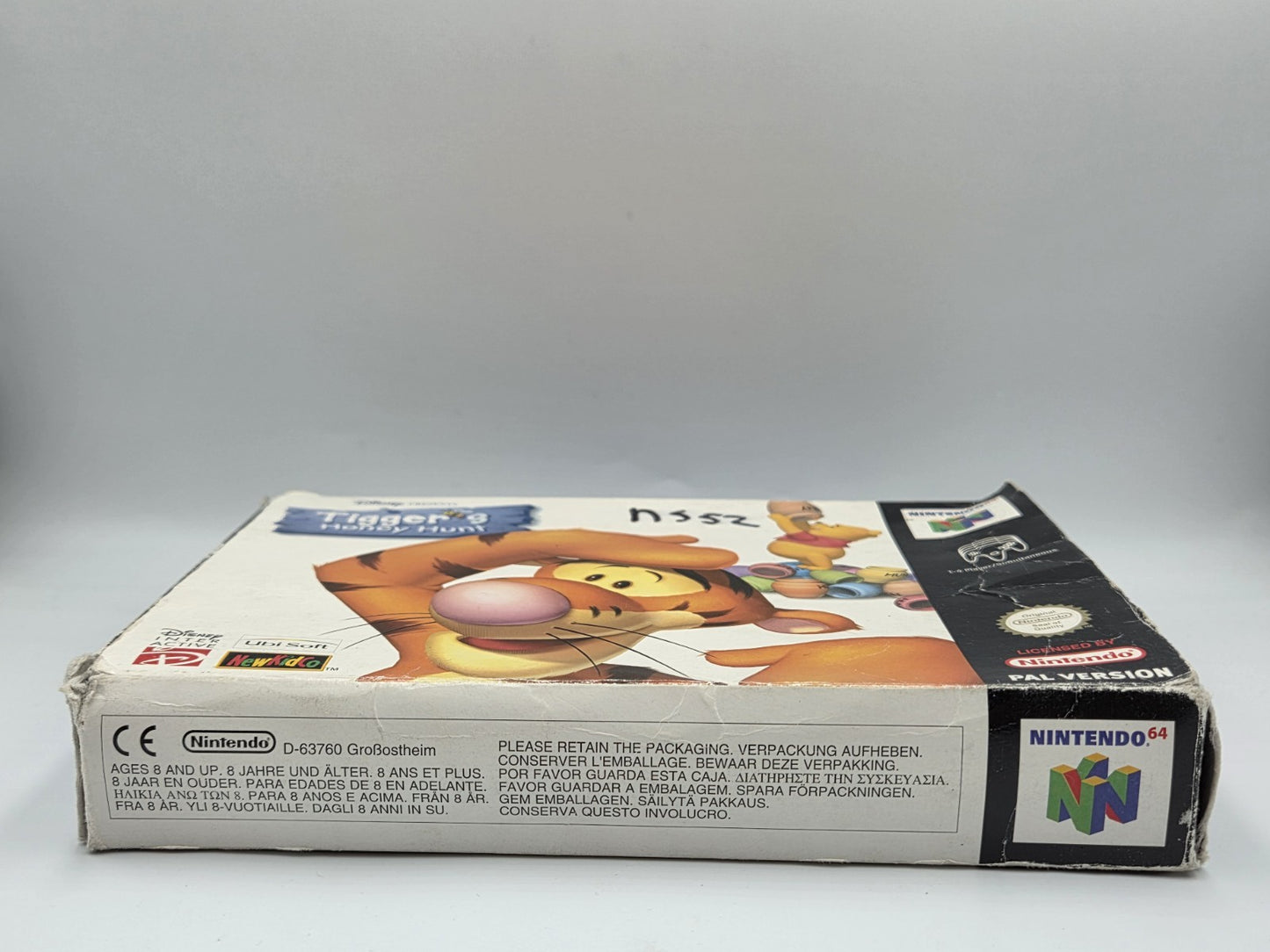 N64 Nintendo 64 Disney's Tigger's Honey Hunt mit OVP und Anleitung EUR
