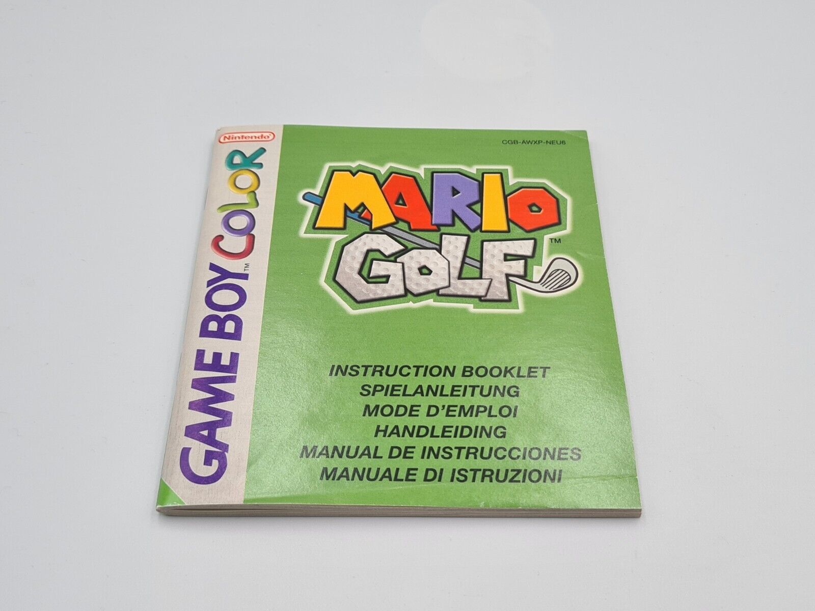 Nintendo Game Boy Color Mario Golf mit OVP und Anleitung EUR - T-Retro-Games 