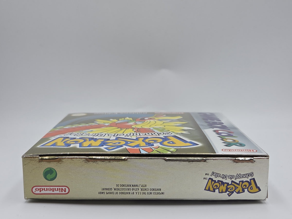 Nintendo Game Boy Color Spiel Pokemon Goldene Edition mit OVP und Anleitung NOE