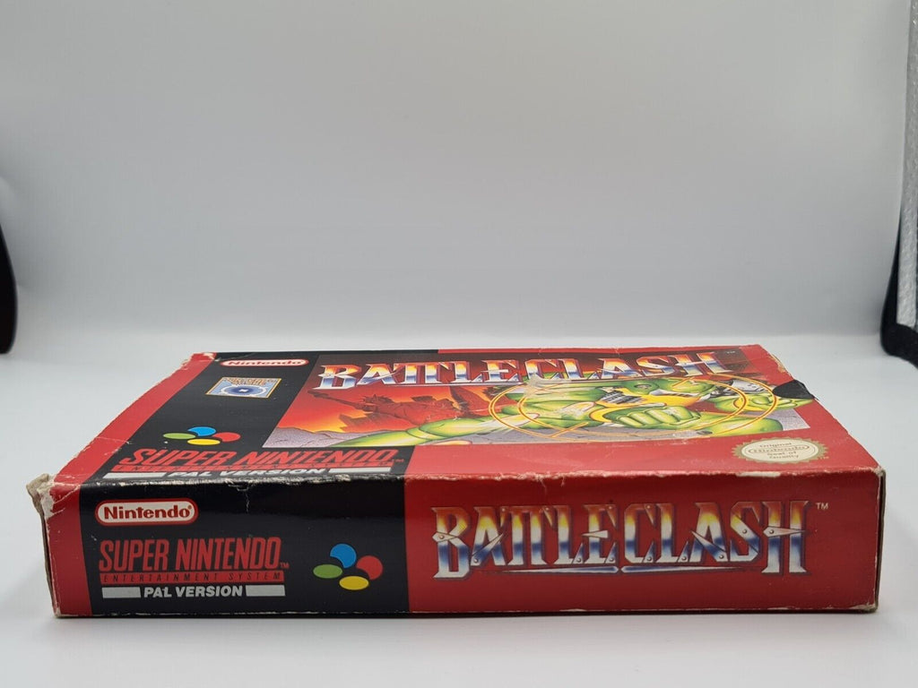 SNES Super Nintendo Battleclash mit OVP und Anleitung UKV - T-Retro-Games 