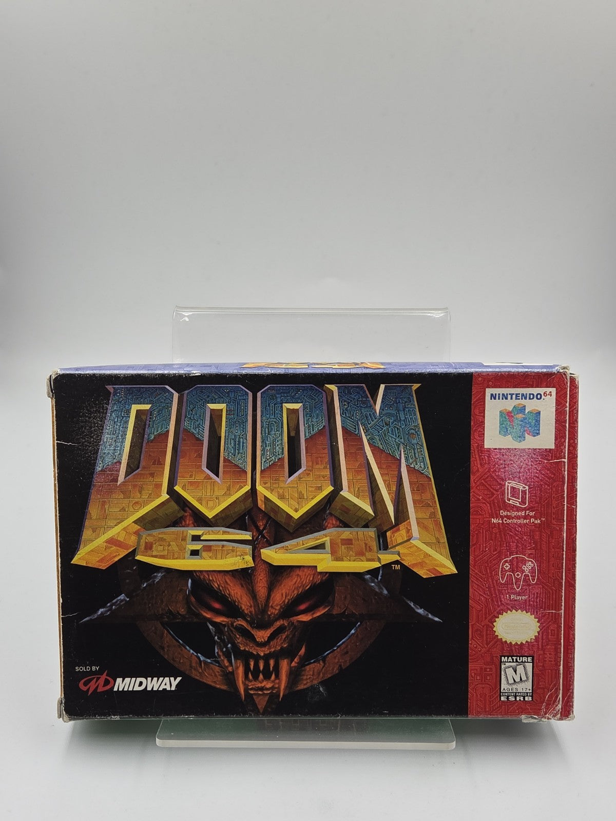 N64 Nintendo 64 Spiel Doom 64 mit OVP und Anleitung USA NTSC