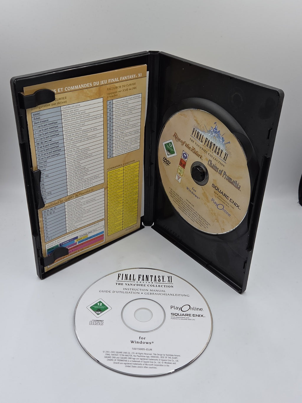 PC-DVD Rom Final Fantasy XI Vana'Diel Collection mit OVP + Anleitung 2 Discs