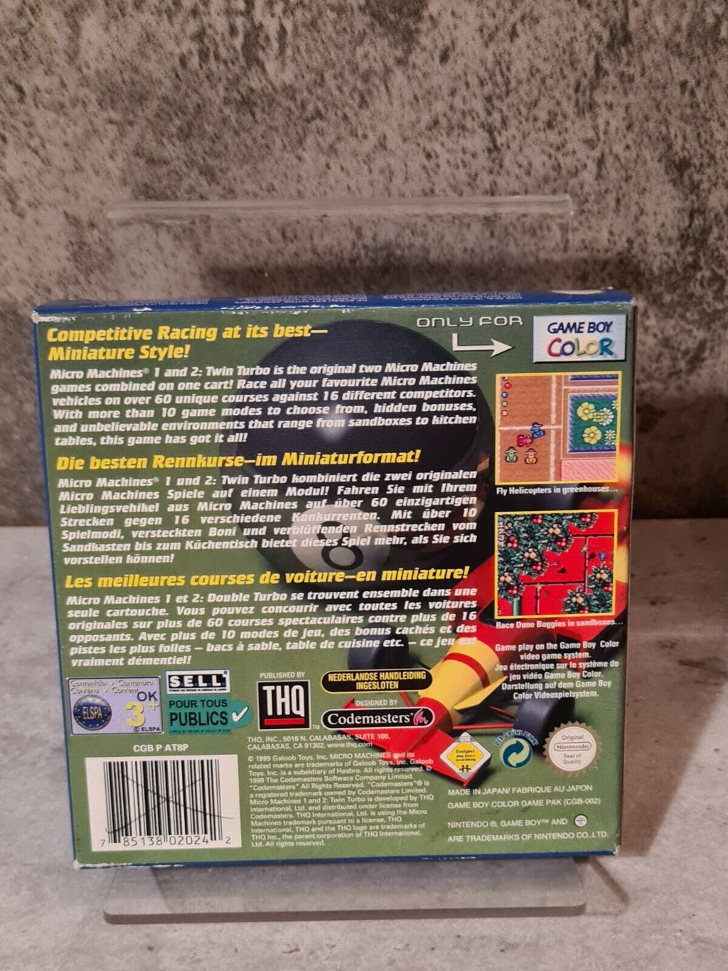 Game Boy Color Micro Machines 1 and 2 : Twin Turbo mit OVP und Anleitung EUR - T-Retro-Games 