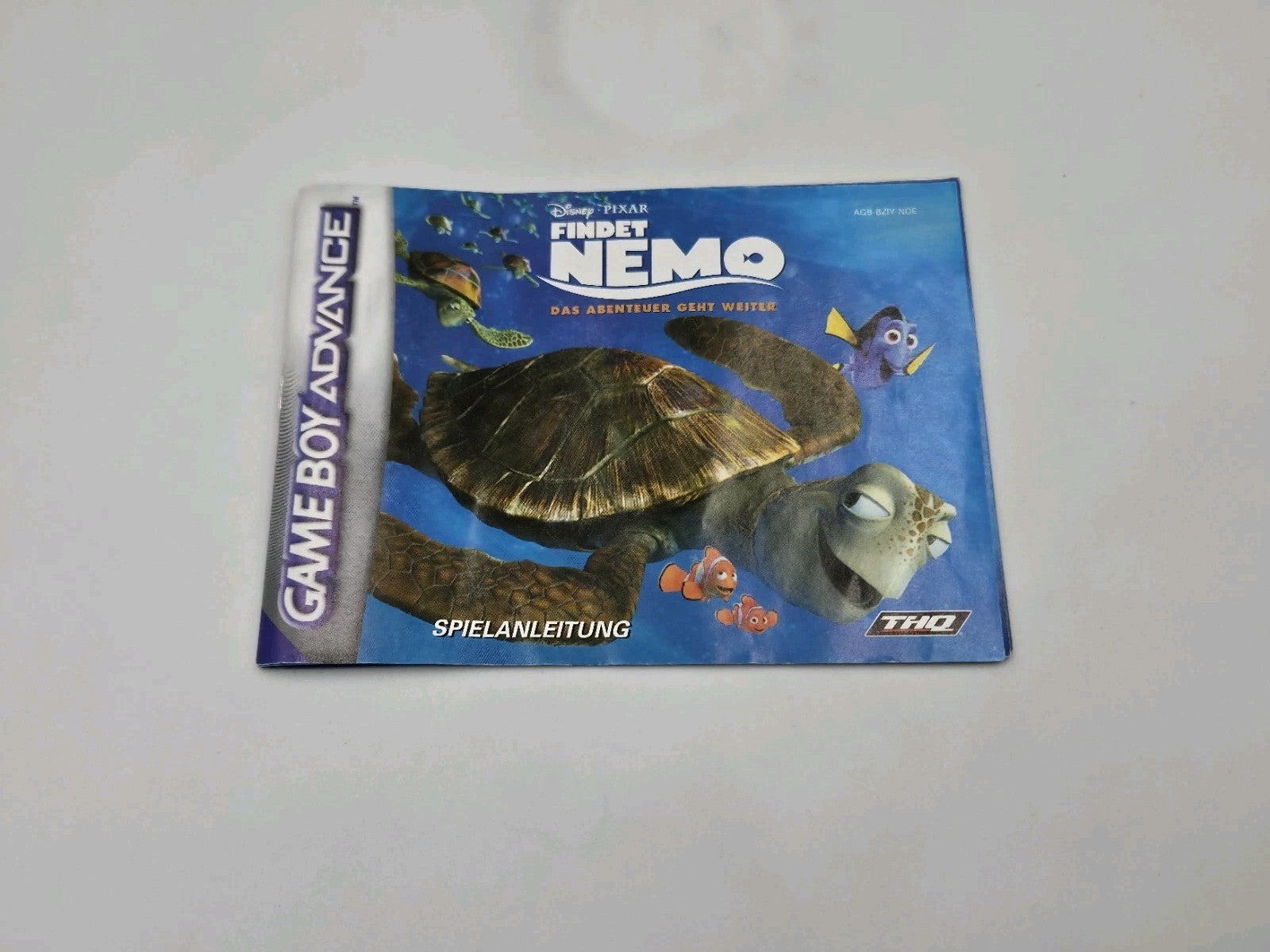 Game Boy Advance Findet Nemo Das Abenteuer Geht Weiter + OVP und Anleitung NOE