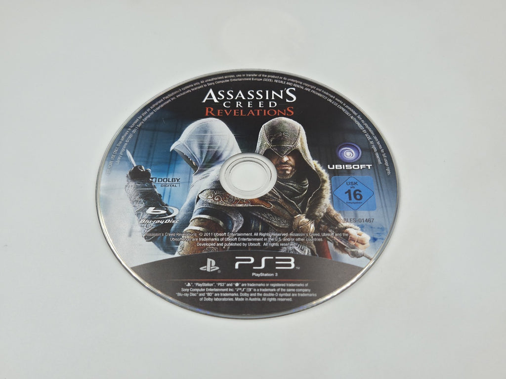 PS3 Playstation 3 Spiel Asassins Creed Revelations Nur CD Disc Only 