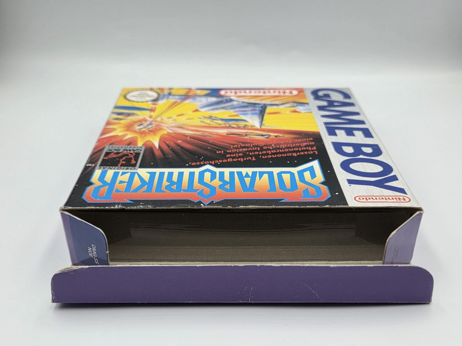 Nintendo Game Boy Classic Spiel SolarStriker mit OVP und Anleitung NOE