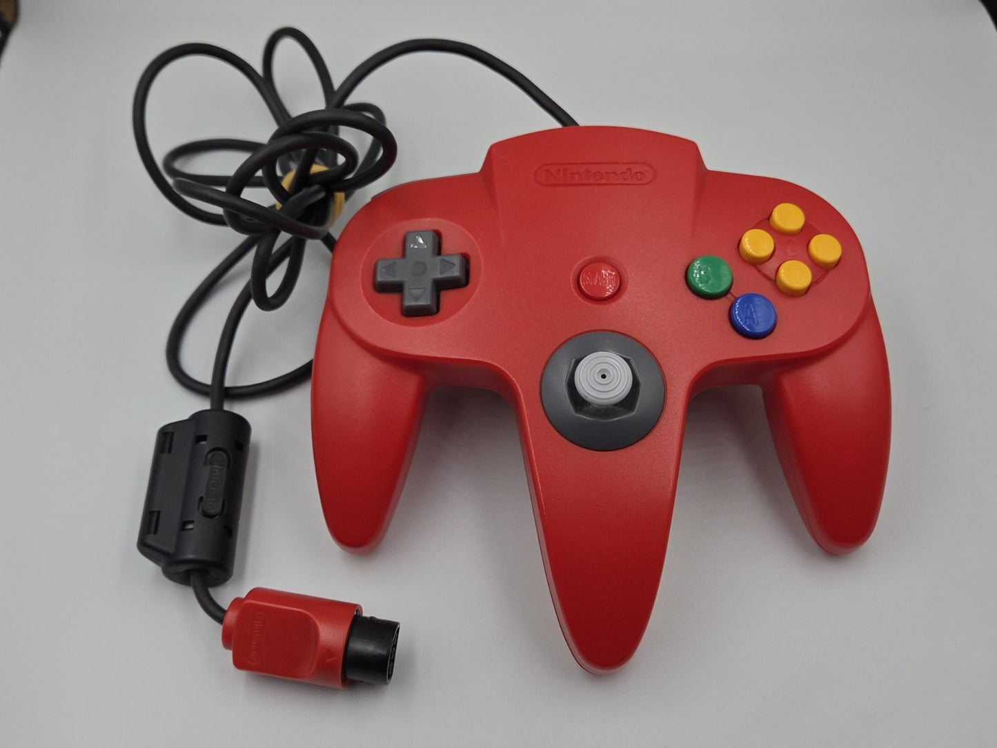 N64 Nintendo 64 Controller Joystick Rot Red OVP EUR