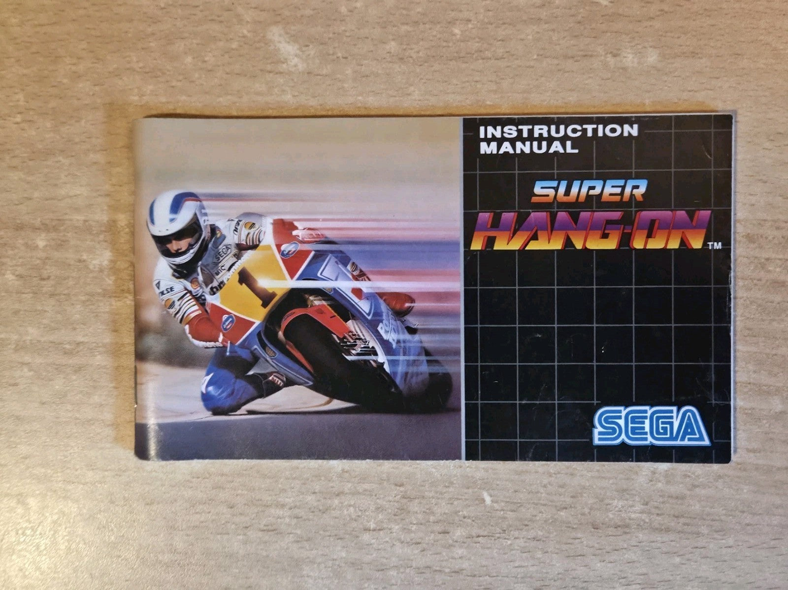 Sega Mega Drive Super Hang On Instruction Booklet Spielanleitung