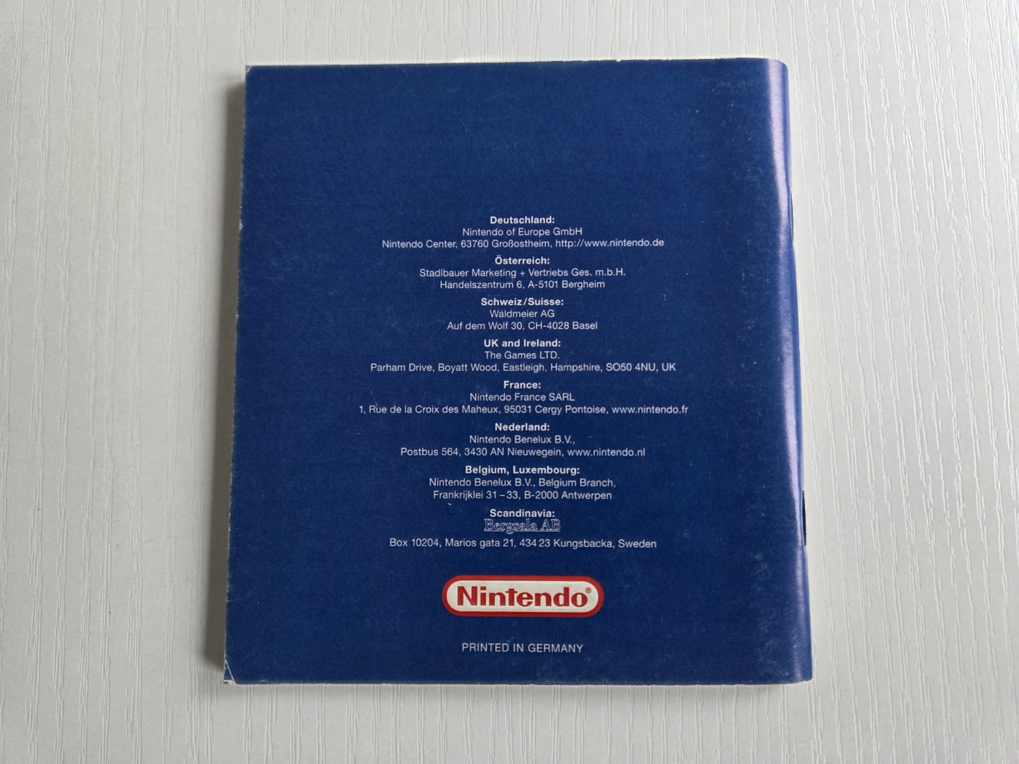 Nintendo Game Boy Color Spielanleitung Pokemon Trading Card Game FHUG