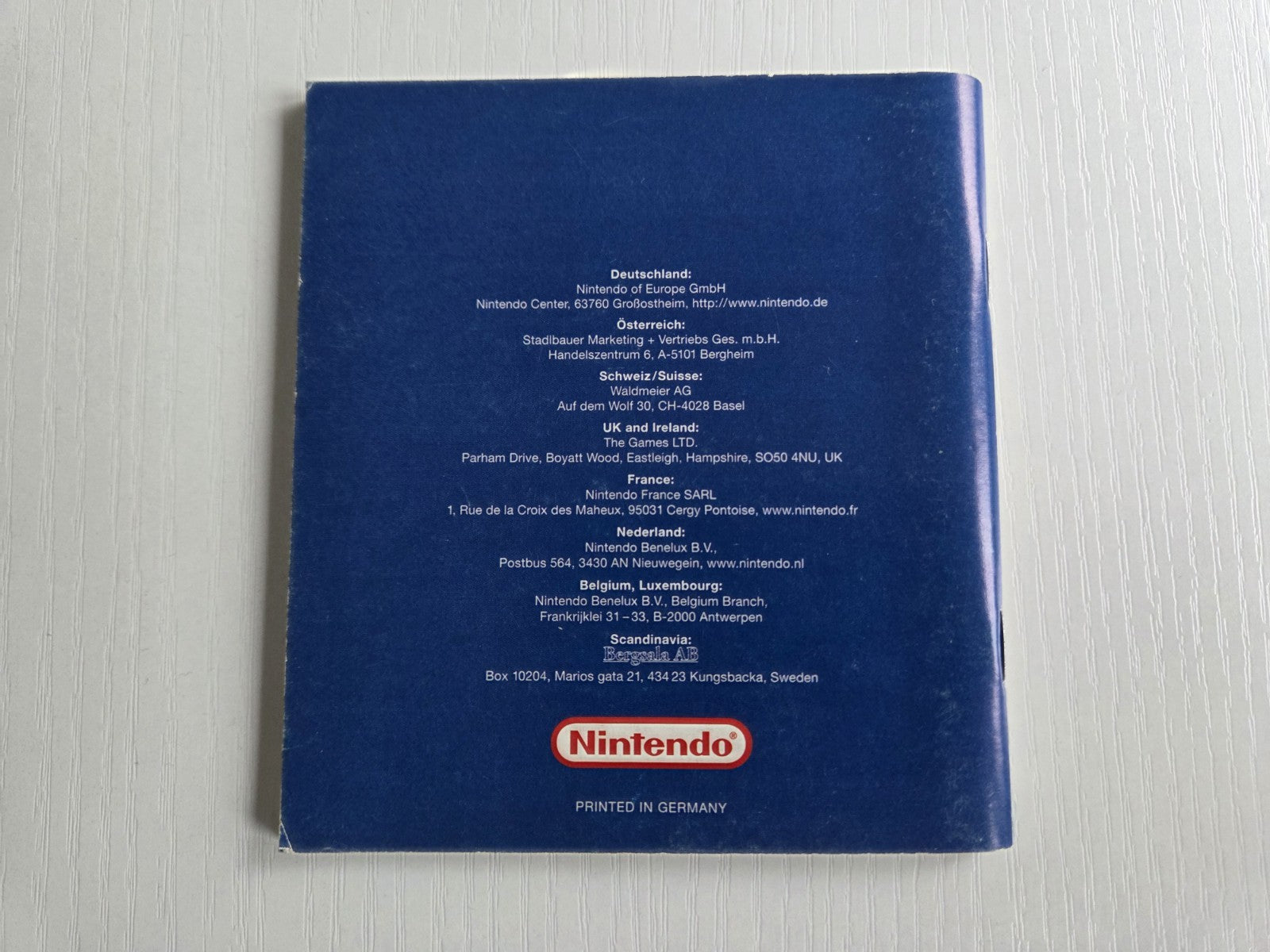 Nintendo Game Boy Color Spielanleitung Pokemon Trading Card Game FHUG