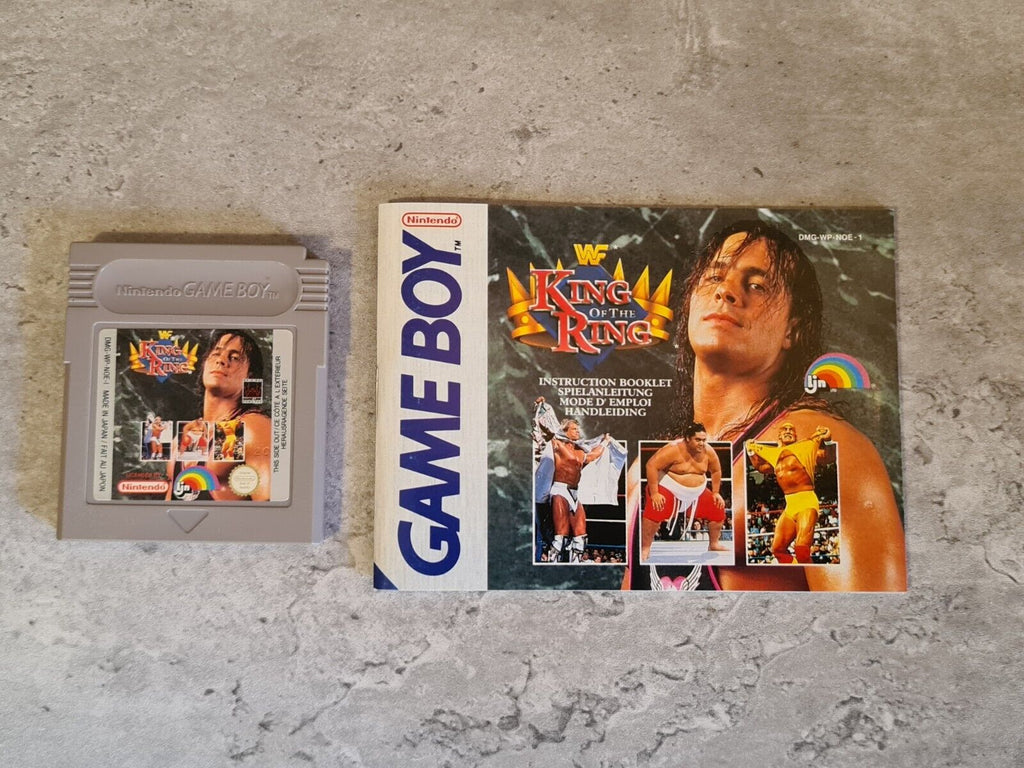 Nintendo Game Boy Classic WWF King of the Ring mit OVP und Anleitung NOE - T-Retro-Games 