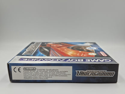 Nintendo Game Boy Advance Need For Speed Underground mit OVP und Anleitung NOE