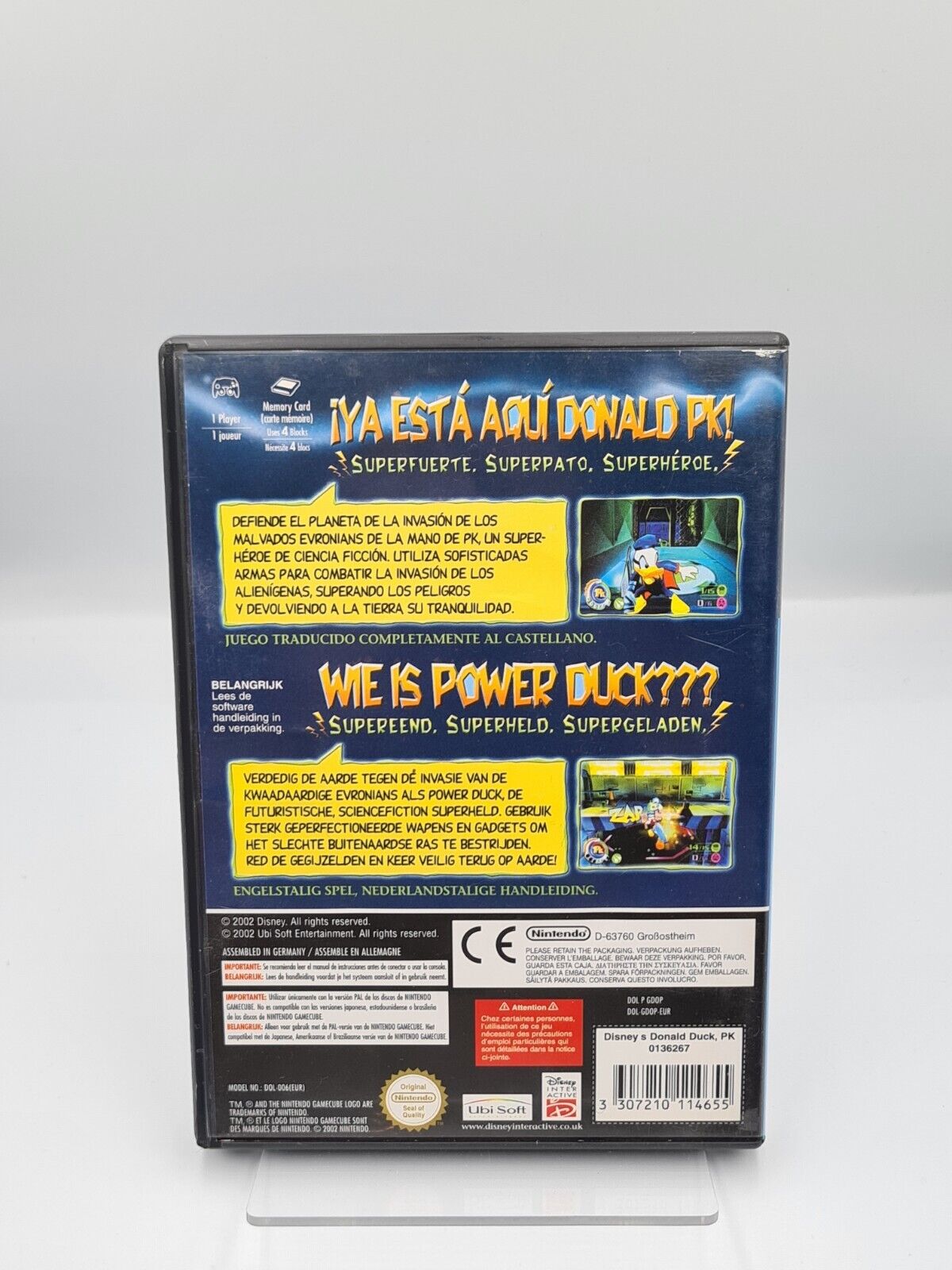 Nintendo GameCube Disney's Donald Duck Phantomias mit OVP und Anleitung EUR - T-Retro-Games 