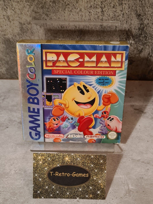 Nintendo Game Boy Color Pac-Man Special Colour Edition mit OVP und Anleitung EUR - T-Retro-Games 