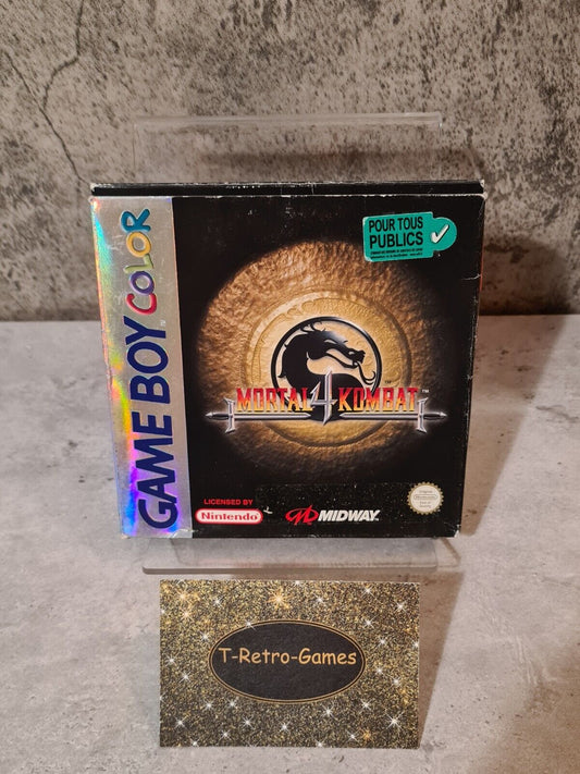 Nintendo Game Boy Color Mortal Kombat 4 mit OVP und Anleitung EUR - T-Retro-Games 
