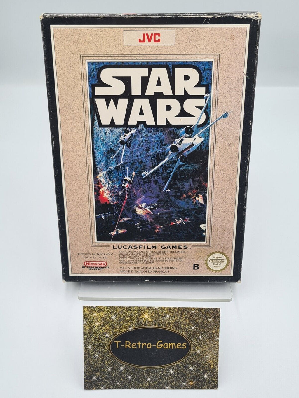 NES Star Wars mit OVP und Anleitung FRA - T-Retro-Games 