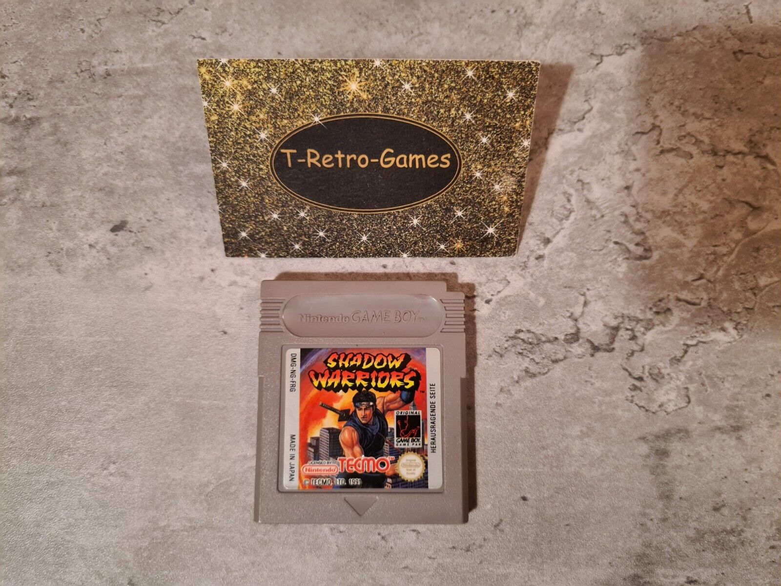Nintendo Gameboy Classic Spiel Shadow Warriors Modul FRG - T-Retro-Games 