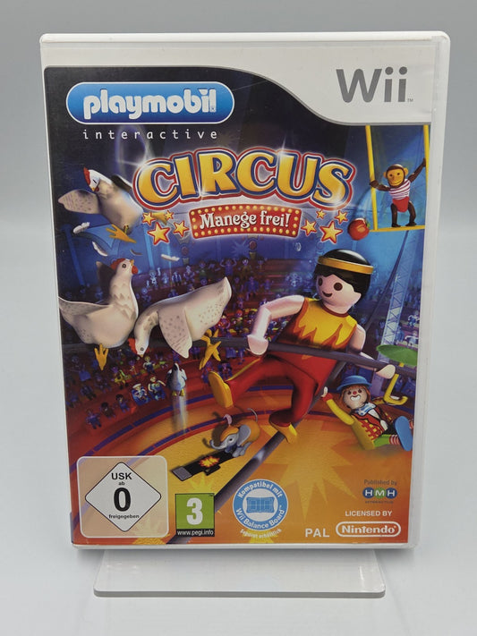 Nintendo Wii Spiel Playmobil Circus Manege Frei mit OVP und Anleitung NOE
